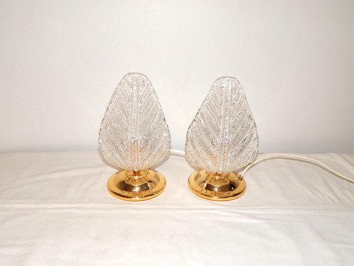 Anciennes paire lampes - anciennes, de
